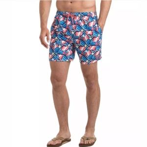 Vineyard Vines Chappy Flippers Swim Trunks Shorts